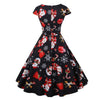 Plus Size Vintage Julekjole Svart
