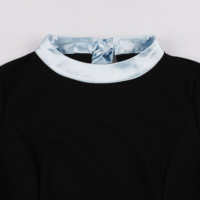 Vintage Svart Sølv Kjole