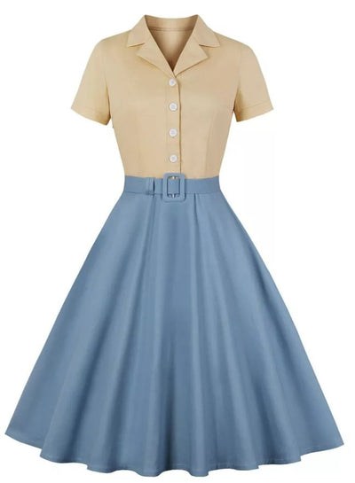 Vintage Pin-Up Kjole Fra 1950-Tallet