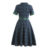 Vintage Pin Up Business Collar Dress