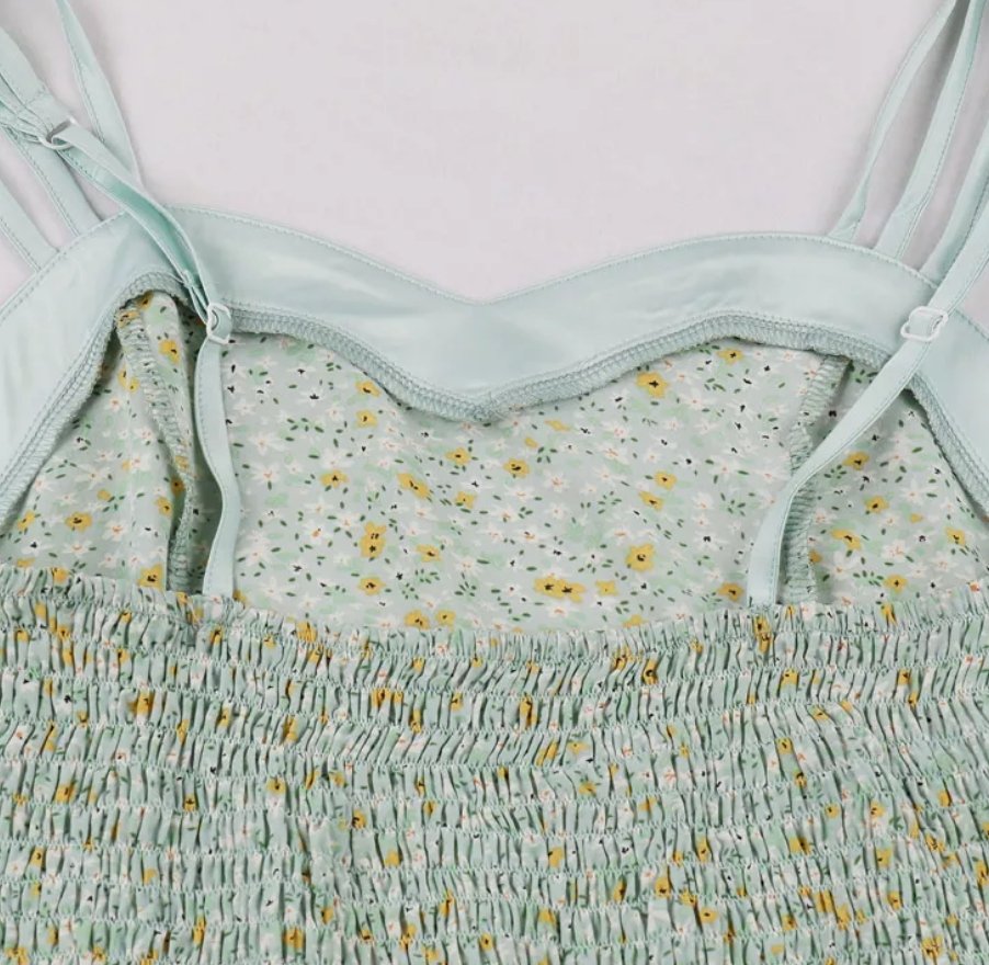 Vintage Pin Up Flower Print Dress