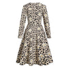 Vintage Pin Up Leopard Kjole
