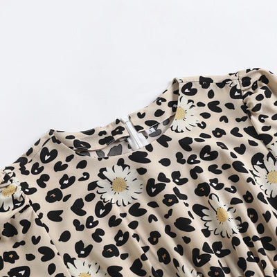 Vintage Pin Up Leopard Kjole