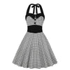 Vintage Kjole - Svart Vichy Pin-Up