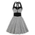 Vintage Kjole - Svart Vichy Pin-Up
