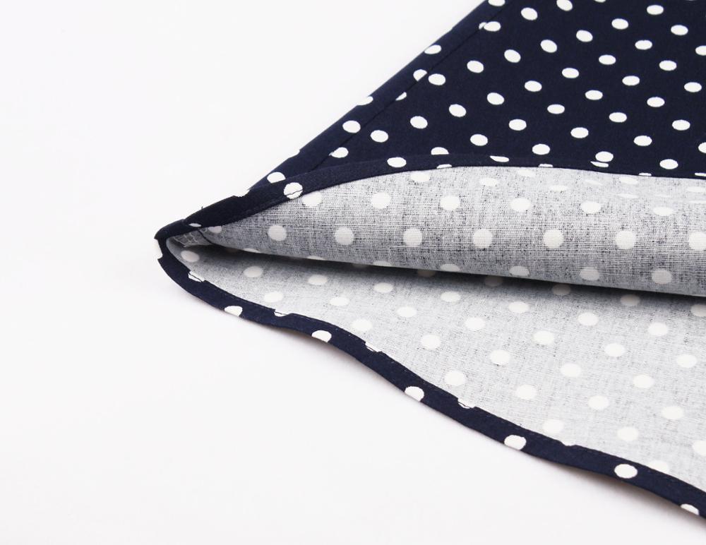 Vintage Navy Polka Dot Kjole