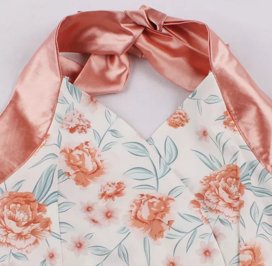 Vintage Rosa Brudekjole