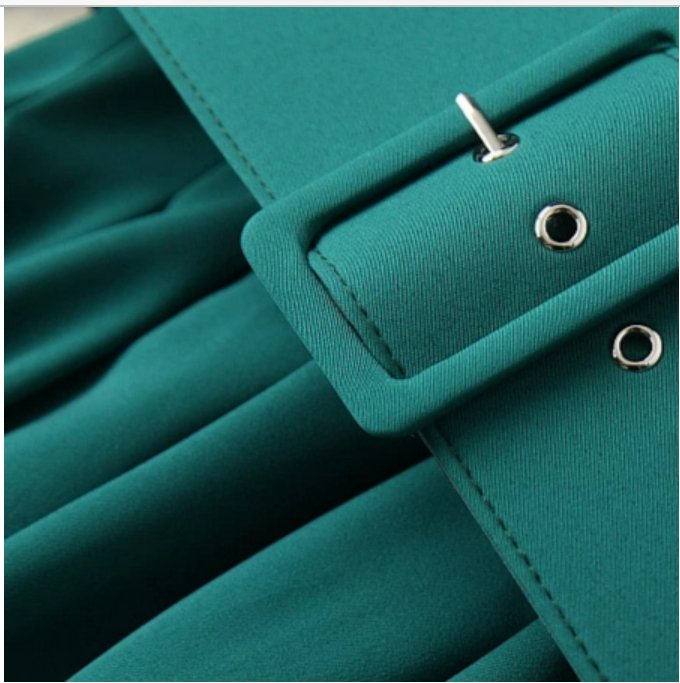 Grønn Kjole I Vintage Kvalitet