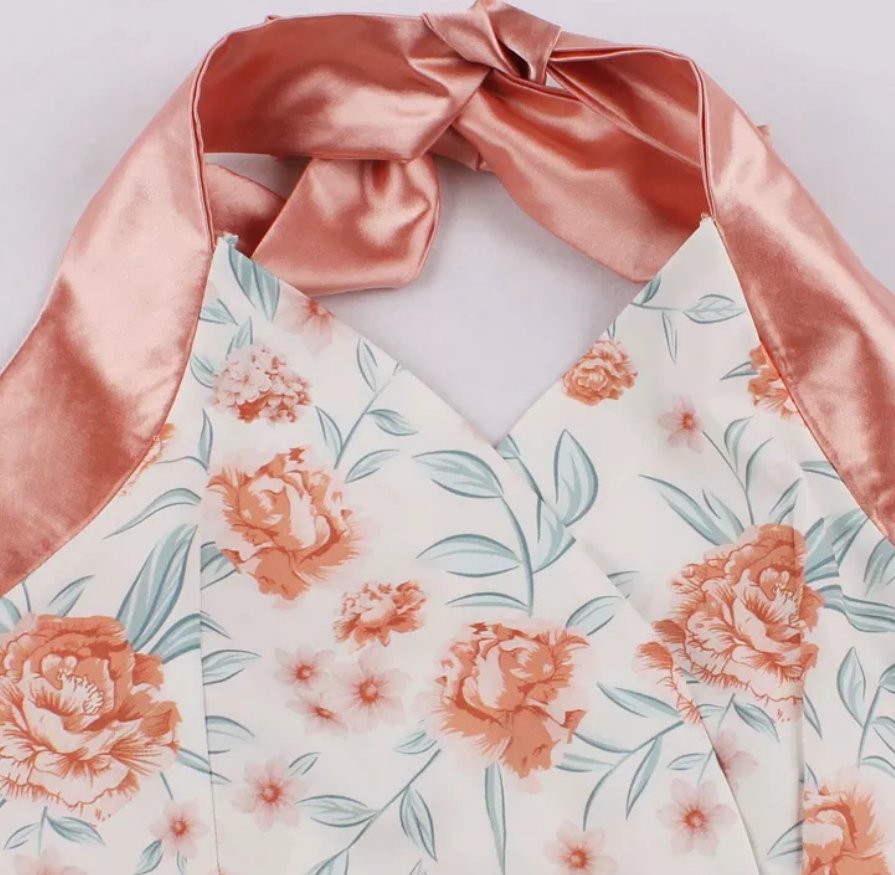 Vintage Rosa Mottakskjole