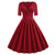 Vintage Rockabilly Kjole 50-Talls Carmine
