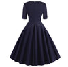 Vintage Rockabilly Kjole 50-Talls Marine