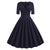 Vintage Rockabilly Kjole 50-Talls Marine