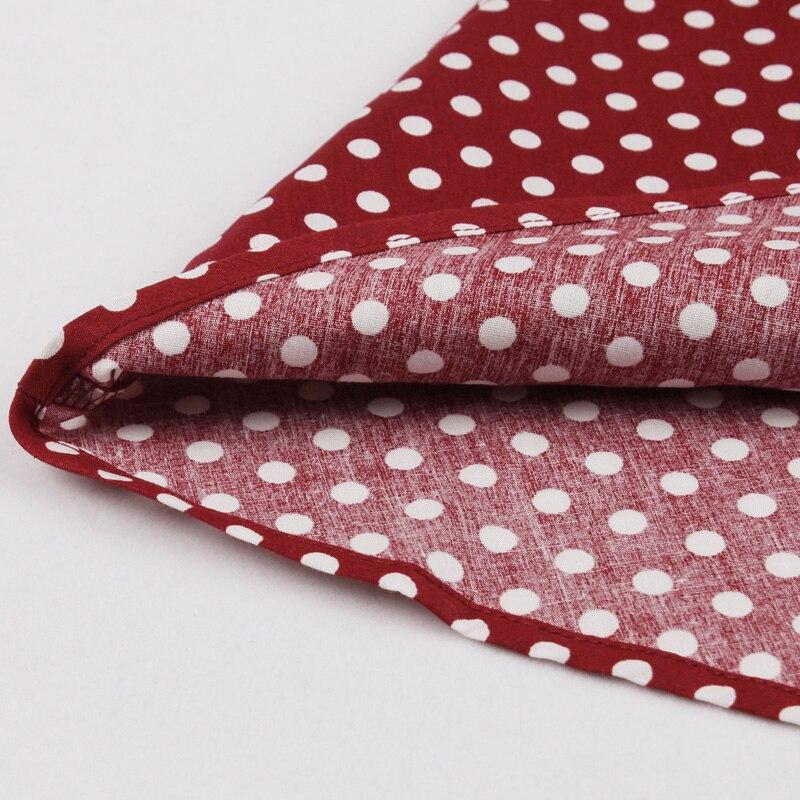 Vintage Rockabilly Cotton Dress Burgundy