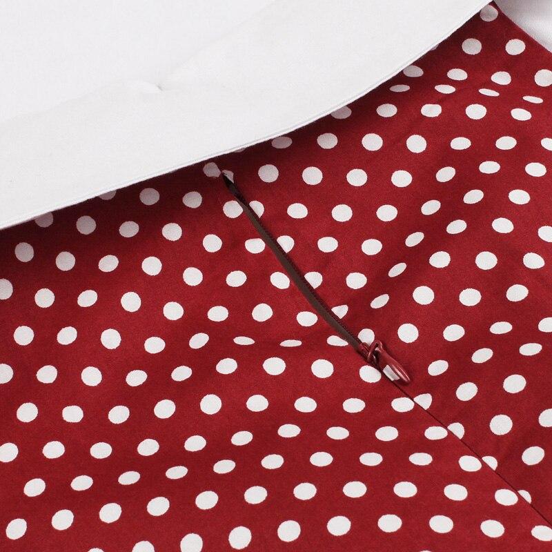 Vintage Rockabilly Cotton Dress Burgundy