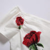 Vintage Rockabilly Blondekjole Hvit