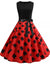 Moderne Rød Vintage Kjole