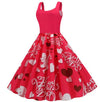 Vintage Valentinsdag Cupid Kjole