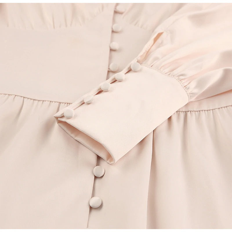 Vintage Sateng Kjole