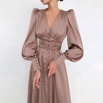 Vintage Sateng Kjole