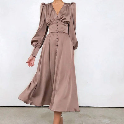 Vintage Sateng Kjole