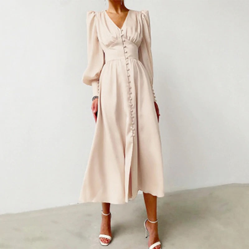 Vintage Sateng Kjole