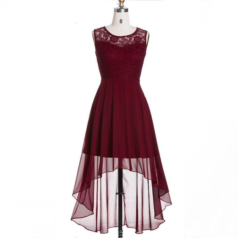 Vintage Elegant Aftenkjole Burgundy