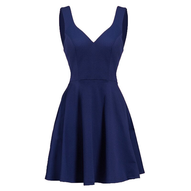 Vintage Swing Navy Kjole