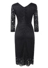 Vintage Svart Dresskjole