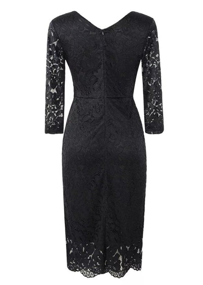Vintage Svart Dresskjole