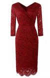 Vintage Rød Dresskjole