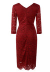 Vintage Rød Dresskjole