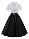 Svart Vintage Trendy Kjole