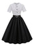 Svart Vintage Trendy Kjole