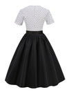 Svart Vintage Trendy Kjole