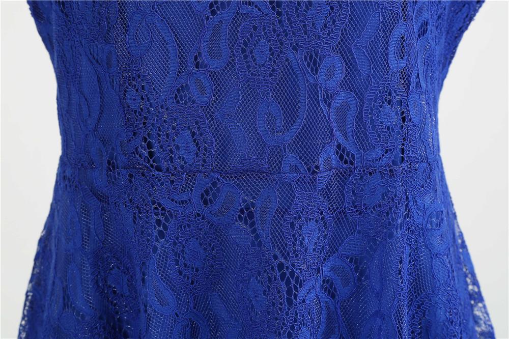 Vintage Trapes Kjole Blå