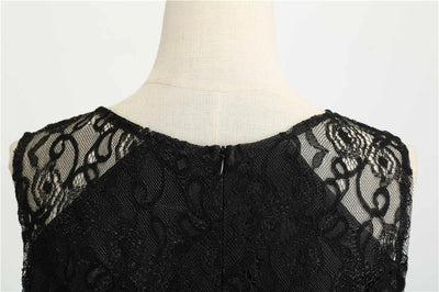 Vintage Trapes Kjole Svart