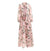Vintage Gammel Rosa Lang Kjole