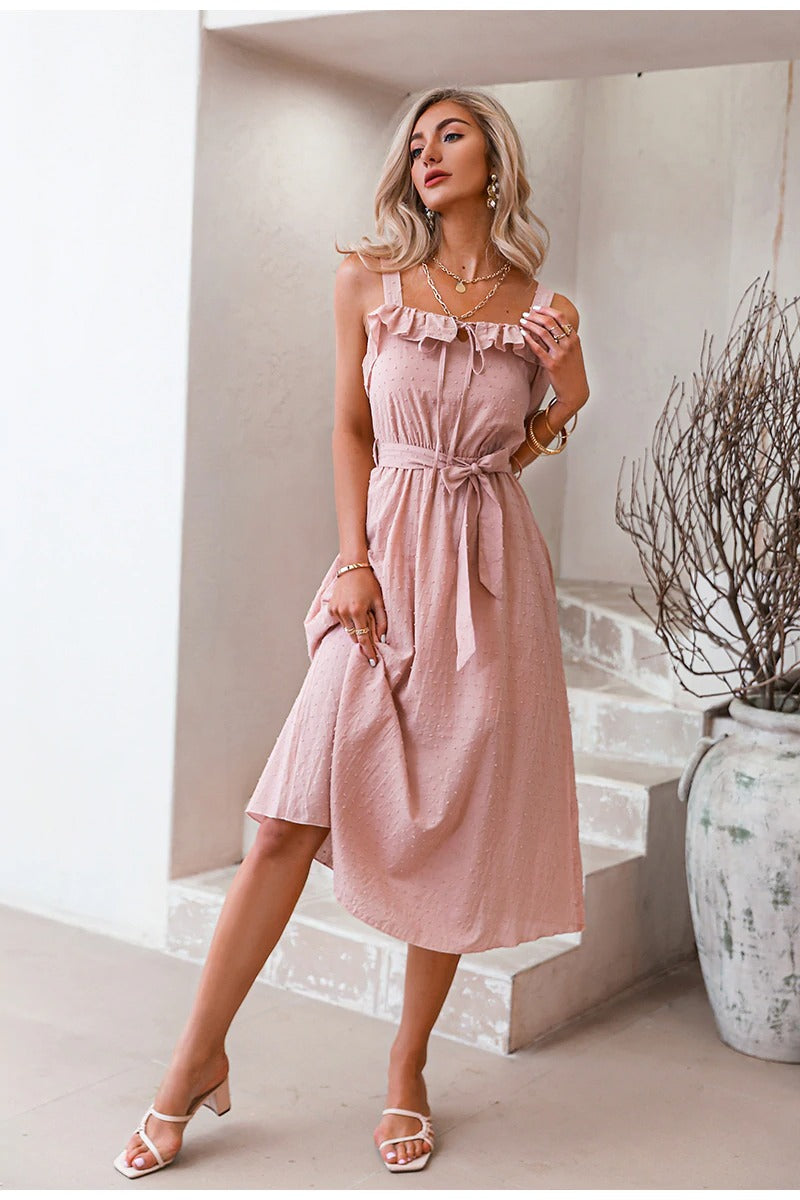 Vintage Kjole Gammelrosa