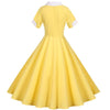 Vintage 50-Talls Gul Kjole