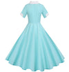 Vintage 50-Talls Turkis Kjole