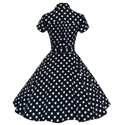 Vintage 50-Tallskjole Svart