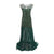 Vintage 20s Flapper Dress Grønn