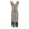 Vintage 20-Talls Gatsby Beige Kjole