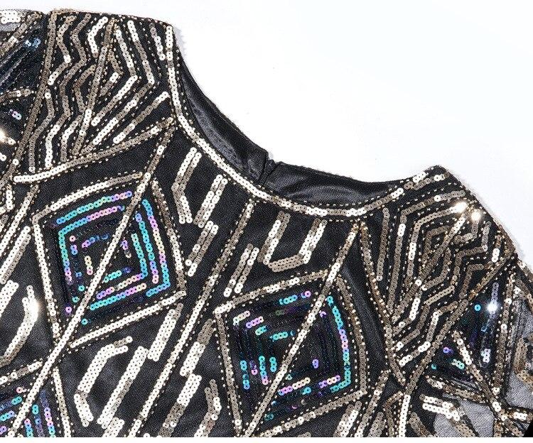 Vintage 20-Talls Gatsby Lang Gullkjole