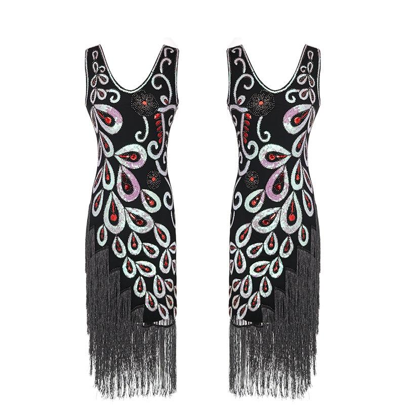 Svart Kjole I 20-Tallsstil