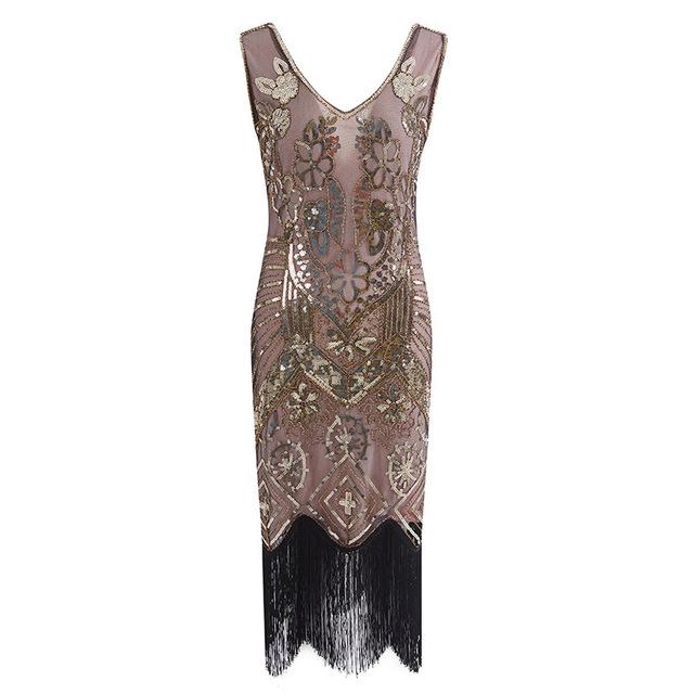 Vintage 20-Talls Paris Rosa Kjole