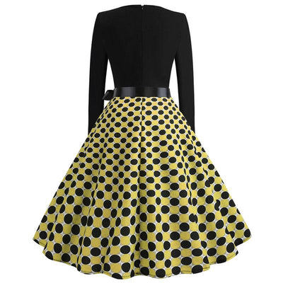 Gul Vintage Kjole