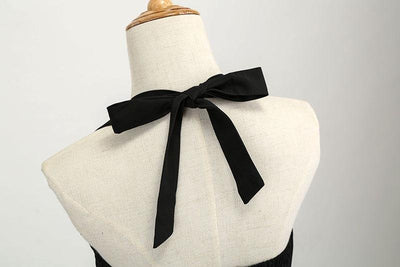 Svart Vintage Kjole
