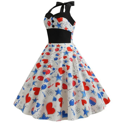 Vintage Pin Up Festkjole