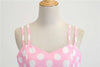 Vintage Rockabilly Kjole Rosa Prikker